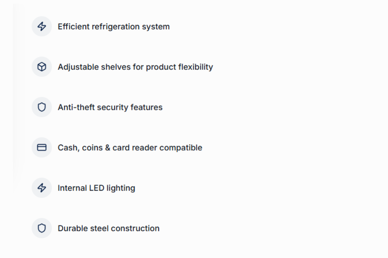 34°F – 39°F Cooling (2)